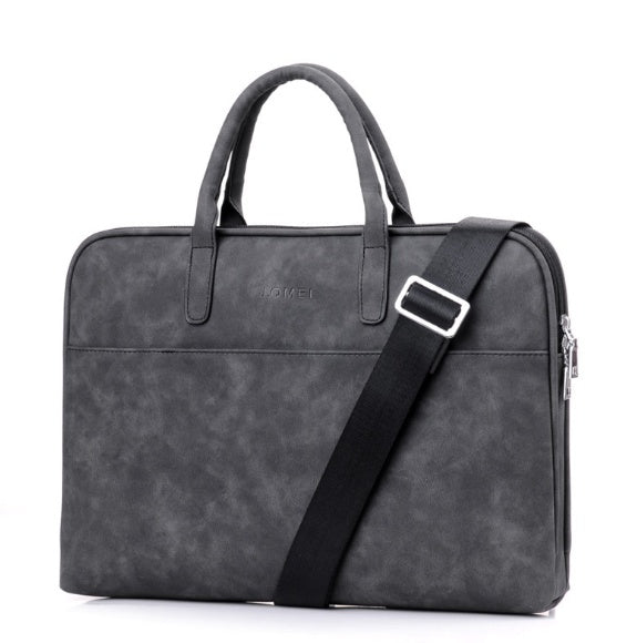 Faux Leather Laptop Bag For Women