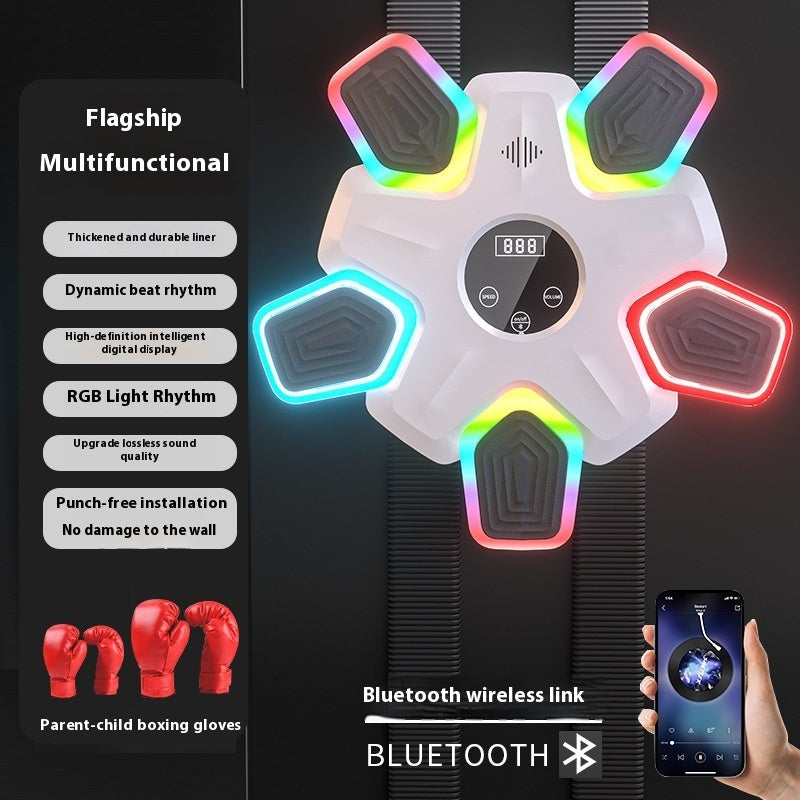 New Smart Bluetooth Music Sports Fitness Machine Home Training Boxing Wall Target