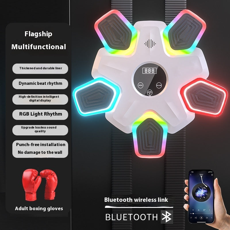 New Smart Bluetooth Music Sports Fitness Machine Home Training Boxing Wall Target