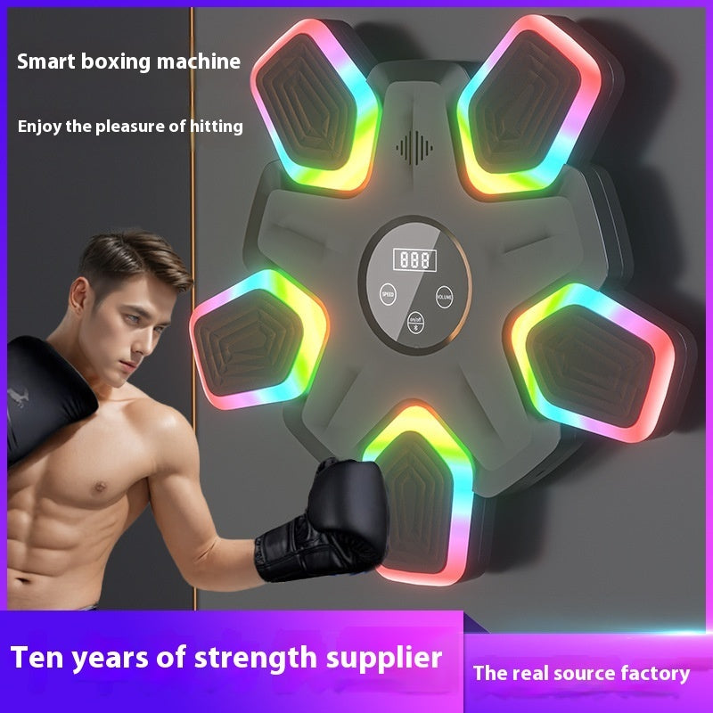 New Smart Bluetooth Music Sports Fitness Machine Home Training Boxing Wall Target