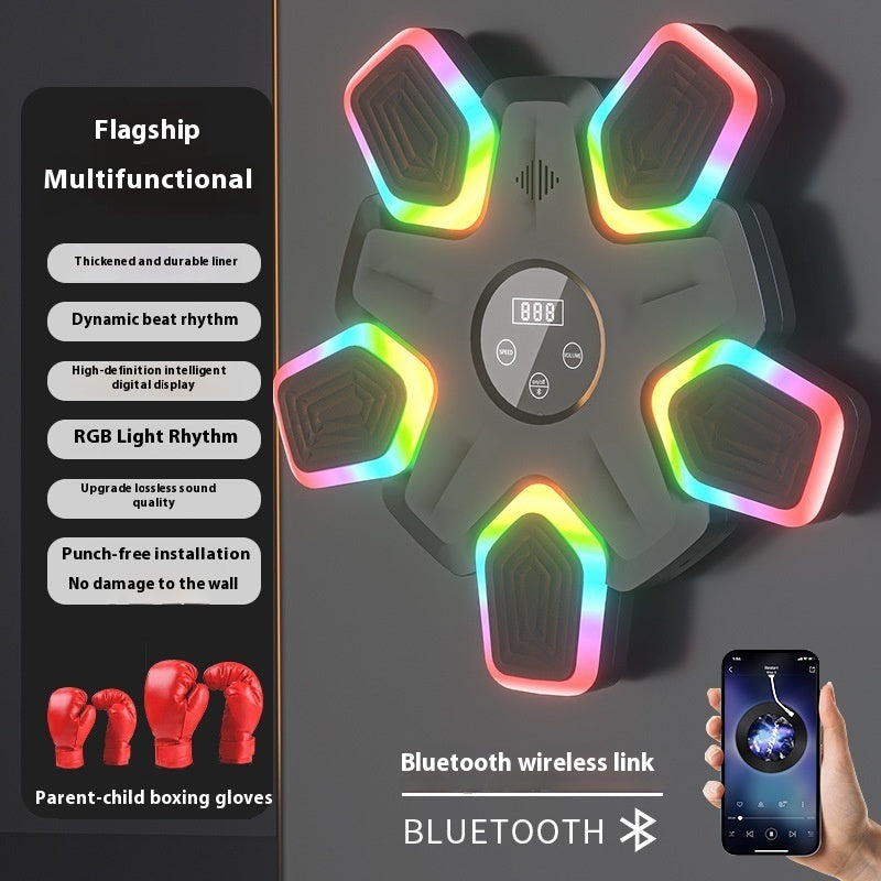 New Smart Bluetooth Music Sports Fitness Machine Home Training Boxing Wall Target